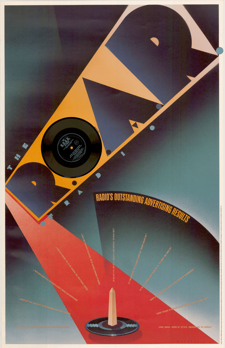 Picture of 2 women talking at a table in front of a sign reading "Welcome to the Opinion Donor Lounge"