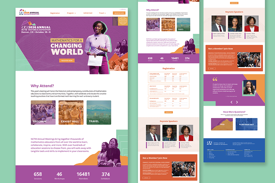 Composite of 2026 annual meeting brochures