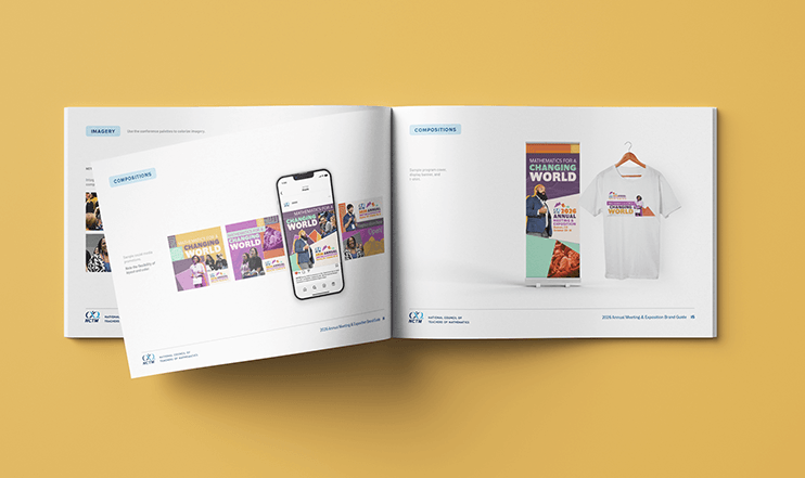 Interior picture of 2026 annual meeting brand guide