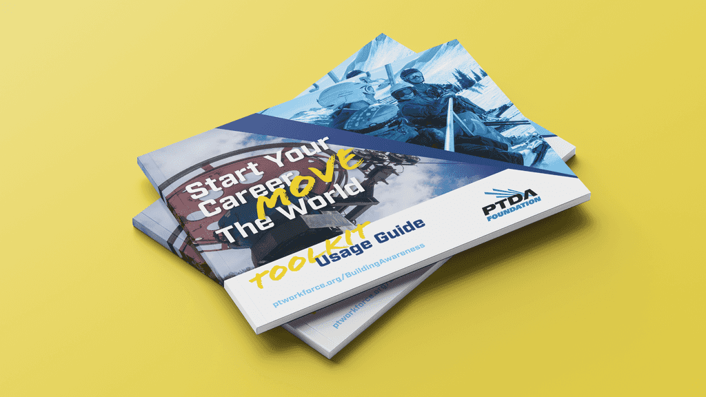 Picture of open brochure showing a page titled "Brand Position"